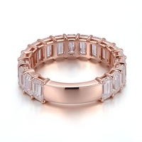 Anillo de Diamante Cultivado en Laboratorio con Certificación IGI de Oro de 18k Personalizado de Alta Gama, Anillo de Compromiso de Joyería de Moda para Mujer con Diamante VVS1 CVD