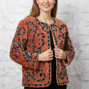 Latest Vintage Regular Quilted Velvet Cotton Jacket Women Elegant Casual Breathable Eco-Friendly Winter Coat Cozy <b>Cardigan</b> Dress - Product Image 1