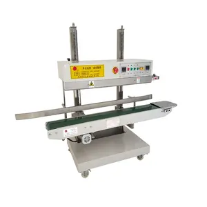 Vertical bag thermal continuous heat sealing plastic bag sealing machine for food plastic bags