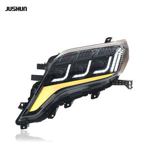 Pour Toyota 14-17 Prado modifié lentille LED phare assemblage feux diurnes eau direction avant pour Land Cruiser nouveau - Product Image 1