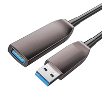 Cable de extensión AOC USB3.0 macho a hembra, OEM, de aleación de Zinc, Cable de extensión óptico USB3.1, precio de fábrica al por mayor