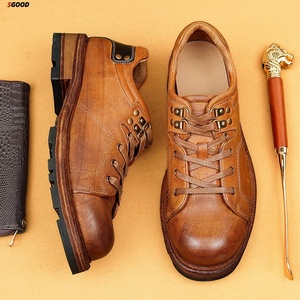 Zapatos de Baile Latino para Hombre, de Piel Vacuna, Zapatos de Baile Moderno de Tacón Bajo, Zapatos de Baile de Salón para Entrenamiento - Product Image 6