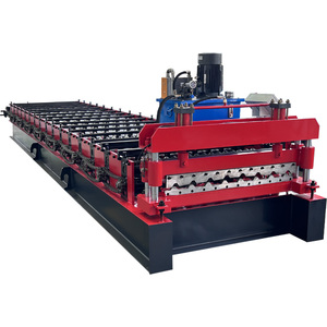 Máy làm mái ngói kim loại một lớp máy tạo hình cuộn hình thang - Product Image 6