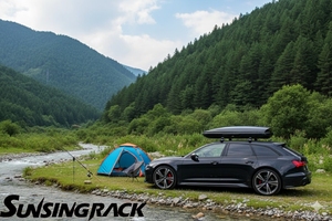 Accesorio Universal para Baúl de Techo de Plástico ABS Impermeable, Nuevo Diseño Estilo Deportivo, Cofre Portaequipajes para Montaje en Enganche, Ajuste Superior para Techo de Coche Toyota - Product Image 6