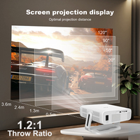 Proyector de Datos Portátil Inteligente para Exteriores C7, Popular en 2026, Resolución 1920x1080p, Sistema Android 14, 2+16G LCD, Pequeño