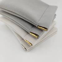Bolsa Elástica de Terciopelo de Doble Cara de Alta Gama con Cierre Automático para Joyería, Collares, Relojes, Auriculares y Almacenamiento Digital al por Mayor