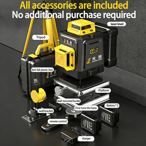 <span class=keywords><strong>Niveau</strong></span> laser 360° à faisceau vert autonivelant pour des traçages précis, <span class=keywords><strong>outils</strong></span> de nivellement à 8, 12 ou 16 lignes pour la construction - Product Image 1