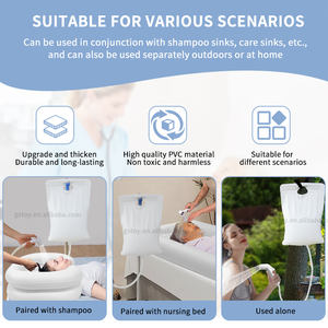 Sacca da bagno per doccia in PVC da campeggio per escursionismo - Product Image 2