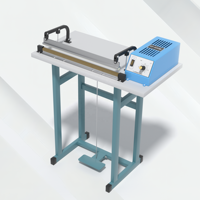 Scelleuse à bande semi-automatique MPPK KF-600 avec pédale en fer, 110V/220V, facile à utiliser, avec fonction de coupe