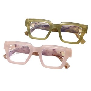 Blue Light Blocking <strong>Reading</strong> <strong>Glasses</strong> PC Square Frame Ultra-Lightweight Durable Unisex - Product Image 1