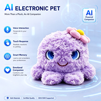 Boîte Mystère Robot de Bureau IA avec Batterie 1000 mAh, Recharge USB, Interactif Vocal, Soutien Émotionnel, Compatible Wi-Fi, Compagnon IA de Bureau