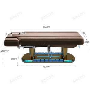 Lit de <span class=keywords><strong>massage</strong></span> chauffant de haute qualité pour spa, traitement, salon de beauté, chaise médicale, lit pour les cils, table de <span class=keywords><strong>massage</strong></span> électrique - Product Image 5