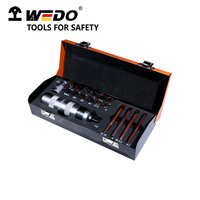 WEDO6603-S18 Jeu de 18 embouts de tournevis à impact en acier de qualité industrielle et DIY avec embouts interchangeables