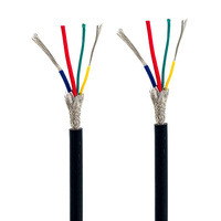Kabel Kontrol UL2095 Isolasi PVC Multi-inti 2 3 4 5 6 Inti Fleksibel 26AWG Kawat Listrik