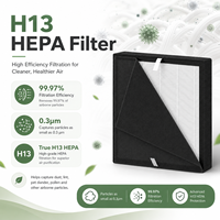 Lot de 2 pré-filtres lavables HEPA à charbon actif, pièce de rechange pour purificateur d'air sur pied 280, filtre de remplacement