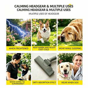 Cache-oreilles pour <span class=keywords><strong>chien</strong></span> en gros : Protection apaisante, anti-anxiété, réduction du bruit, réglables, chauds pour l'hiver - Product Image 3