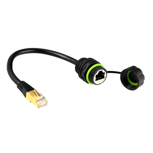 <span class=keywords><strong>MONTAGE</strong></span> DE PANNEAU étanche ou résistant aux intempéries <span class=keywords><strong>RJ45</strong></span> <span class=keywords><strong>femelle</strong></span> <span class=keywords><strong>RJ45</strong></span> <span class=keywords><strong>prise</strong></span> de <span class=keywords><strong>montage</strong></span> sur panneau mural connecteur ethernet - Product Image 1