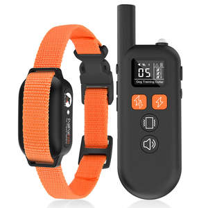 Collar de choque <span class=keywords><strong>para</strong></span> <span class=keywords><strong>perros</strong></span> con luz intermitente <span class=keywords><strong>para</strong></span> paseos nocturnos Collar de entrenamiento <span class=keywords><strong>para</strong></span> <span class=keywords><strong>perros</strong></span> de 3300 pies con vibración de pitido y bloqueo de teclado - Product Image 1