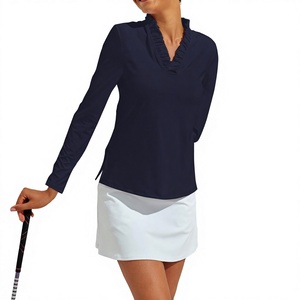 Custom Design <b>Womens</b> <b>Polo</b> <b>Shirt</b> High Visibility Long Sleeve Top Zipper Casual Activewear Exporter Price <b>Polo</b> <b>Shirts</b> - Product Image 6