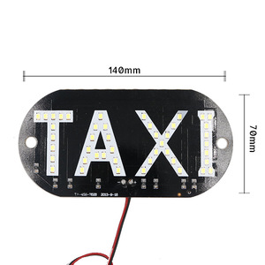 Luz indicadora de taxi, luz de matrícula, luz de taxi libre, luz de conductor, luces LED para vehículos - Product Image 2