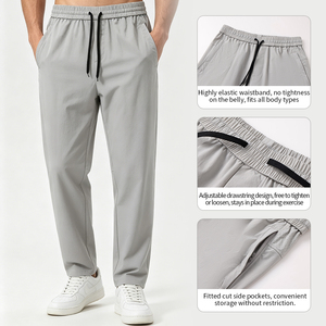 2026 New Arrival <b>Slim</b> Fit <b>Jogger</b> Custom Cotton Sweatpants Mid Waist Dark Wash Casual Street Style Sport - Product Image 5