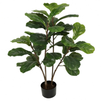 Direkt vom Hersteller: Künstlicher Ficus Lyrata Baum aus Plastik für Hochzeiten, Haus, Garten und Geburtstagsdekoration