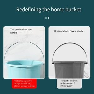 Bw1032 יצרני עיצוב צבע באיכות גבוהה נייד קיבולת גדולה mop מים pp דלי פלסטיק עם ידית - Product Image 2