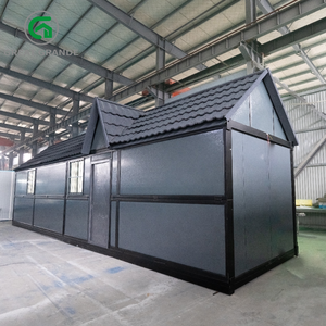 Customized Foldable Container House with Pitched Roof Home Connect Outdoor House Coffee <strong>Shope</strong> Cheap Prefabricated Houses - Product Image 4