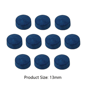 Modernes Set mit 50 Blue Pool Cue Tip Sticks 13mm/12mm Optionen Billard Cue Tips - Product Image 4