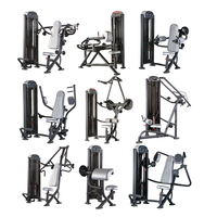 Equipo de Gimnasio Comercial de Alta Calidad con Peso Ajustable para Entrenamiento de Fuerza de Pecho, Hombros, Espalda y Brazos