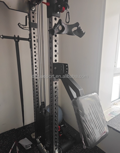 Support multifonctionnel réglable à cinq positions pour exercices de rame, <span class=keywords><strong>banc</strong></span> de musculation pour pectoraux et accessoires de squat avec crochet de support - Product Image 4