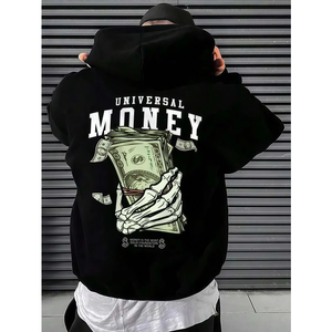 Fabricante de Sudaderas al por Mayor, Sudaderas Unisex Coloridas con Estampado por Transferencia en Tela de Felpa de 220 g/m², Sudadera con Capucha para Hombre - Product Image 3