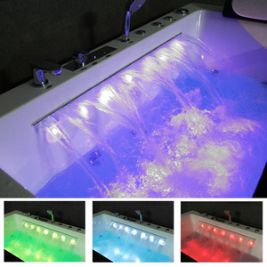 Whirlpool Massage Bad Spa Acryl Grote Bad Hotel Led Jet Massage <span class=keywords><strong>2</strong></span> Persoon Zijdig Rok Bad Outdoor Hot Tub - Product Image 5