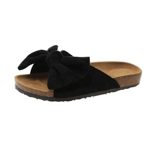 Nuevo OEM lindo barato al por mayor precio de fábrica dama plana verano playa zapatillas mujer zapatillas <span class=keywords><strong>Sandalias</strong></span> de corcho - Product Image 3