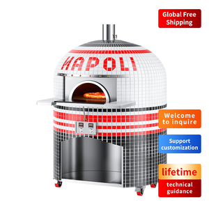 Horno <span class=keywords><strong>de</strong></span> pizza eléctrico comercial Dingbai para uso en panadería, horno para hornear pizza y <span class=keywords><strong>pan</strong></span>, equipo para restaurante - Product Image 6
