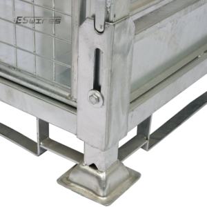 <span class=keywords><strong>Cage</strong></span> de plaque d'acier d'entreposage pliable empilable facilement déplacée de ventes directes d'usine - Product Image 4