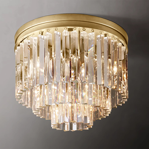 Plafonnier moderne style années 20 <span class=keywords><strong>Odeon</strong></span> K9 en cristal, pour éclairage de salon, décoration d'intérieur de luxe - Product Image 1