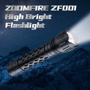 Zoomfire 10W LED Hợp kim nhôm đèn pin chiến thuật USB sạc IP65 không thấm nước 400m dài phạm vi nhỏ mạnh mẽ cắm trại cao CRI - Product Image 2