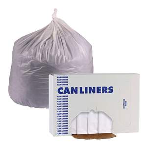 Bolsas de Basura Industriales Blancas Boardwalk de 30 Galones, 0.7 Mil, 30 x 36, 200/Caja, Baja Densidad Lineal para Residuos Domésticos - Product Image 6