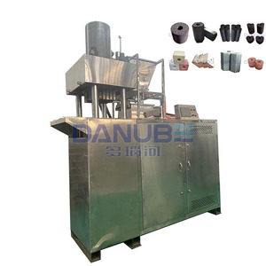 Presse à briquettes de sciure de bois de coque de noix de coco de haute qualité, machine de fabrication de charbon, presse hydraulique en acier inoxydable, machine à charbon de bois - Product Image 1