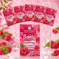 Kit de Pédicure Éruption de Bulles Framboise Douce, Coffret Soin des Pieds 5 Étapes au Collagène Détox, Approvisionnement en Gros, Logo Personnalisé Disponible
