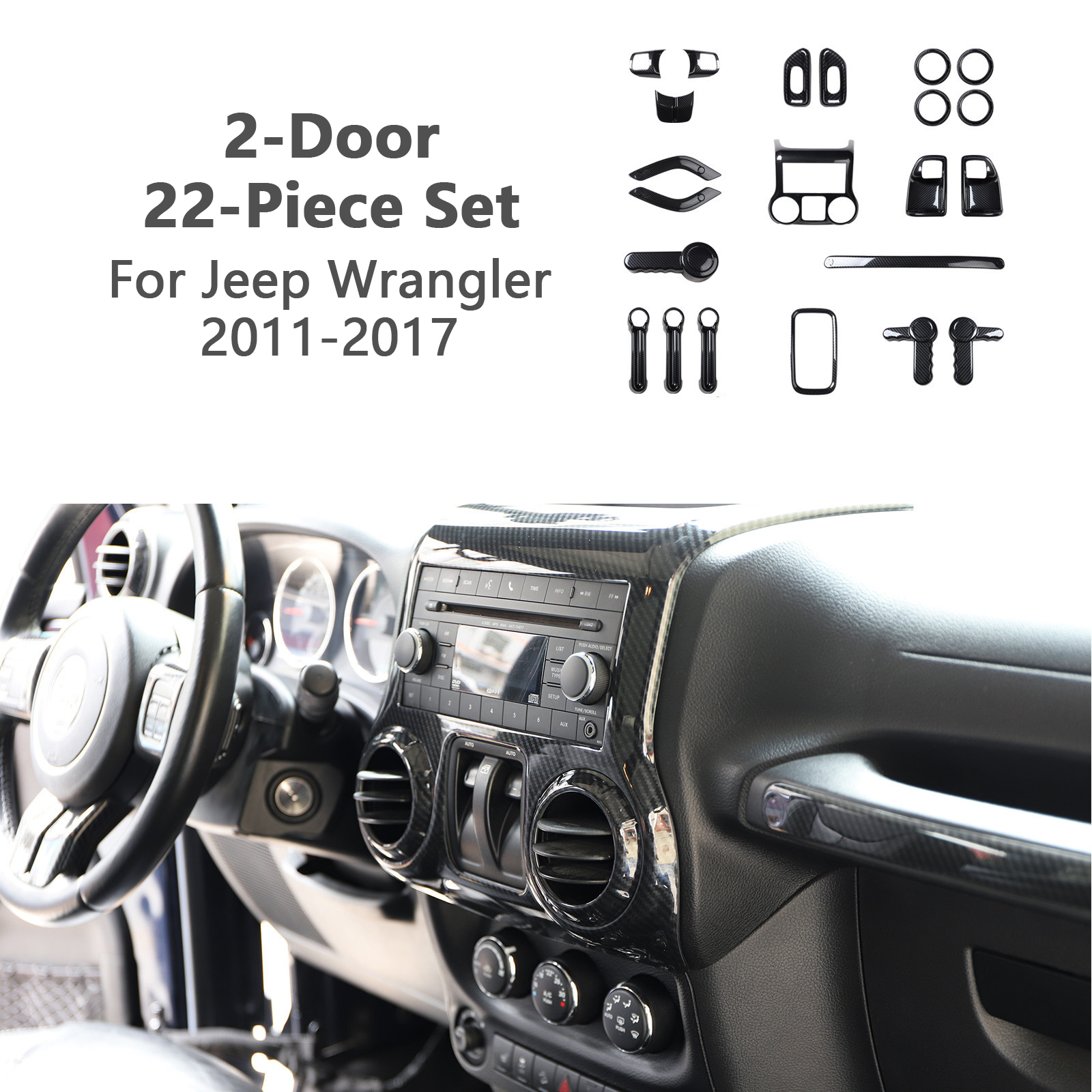 2-door-22-pcs-Carbon-Fiber-Pattern