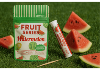 Cure-dents aromatisés à la pastèque pour aider à arrêter de fumer, sans nicotine, cure-dents aux fruits, cure-dents aromatisés