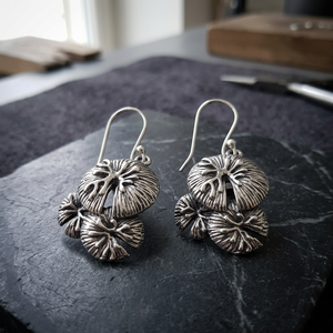 925 <b>Sterling</b> <b>Silver</b> Oxidized Ethnic Women's Earrings Wedding & Party Gift Jewelry - Product Image 2