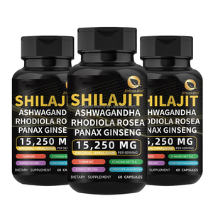 OEM shilajit cápsula resina Himalaya shilajit 85 minerales cerebro apoyo mejorar la fuerza masculina shilajit cápsulas de extracto de resina - Product Image 6