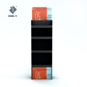 Aangepaste Winkel Papier Display Rekken Promotie Vrijstaande Vloer Golfkartonnen Displayrek - Product Image 5