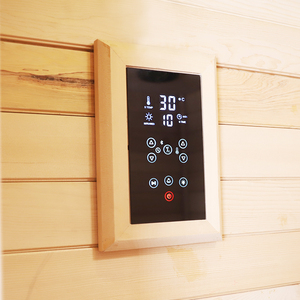 Sauna à vapeur carré en bois massif, 4 personnes, directement de l'usine, pour une revitalisation physique, sauna abordable pour une escapade spa à domicile - Product Image 6