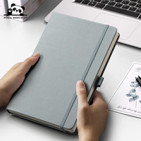 Cuaderno Personalizado con Puntos de 120 g/m², Tamaño A5, con Líneas, Páginas en Blanco, Logotipo Grabado en Relieve, Estampado en Dorado, Cubierta de PU, Cuaderno con Puntos Tamaño B5