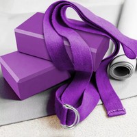 Blocs de yoga FDFIT EVA - Blocs de fitness souples de qualité supérieure, couleur unie, haute densité pour enfants et adultes