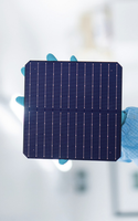 Cellule solaire PERC bifaciale monocristalline solaire 210MM 12BB, rendement élevé moyen 23.0 ~ 23.6%